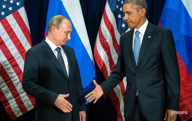 Путін привітав Обаму з Новим роком