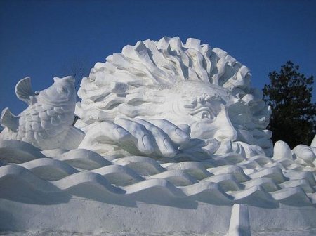Вже вчетверте у Буковелі відбувся фестиваль снігових скульптур (фото)