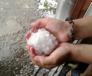Сніг серед літа – на Калущині вирувала негода ФОТО