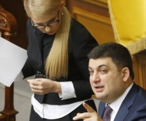 Тимошенко: Гройсман таємно підняв собі зарплату до 100 тисяч гривень