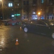 В Івано-Франківську нетверезий водій вчинив ДТП на перехресті