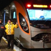 Українці показали фото свого першого швидкісного поїзда, доїхавшого в Польщу