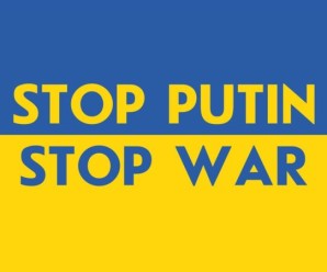 Івано-Франківськ долучився до всесвітньої акції “Stop Putin! Stop War!” (відео)
