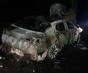 Подробиці ДТП, в якому згоріло авто в Ямниці. ФОТО