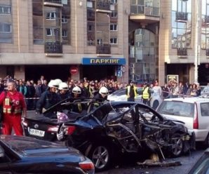 Поліція про вибух авто в центрі Києва – чоловік загинув, жінці відірвало ногу