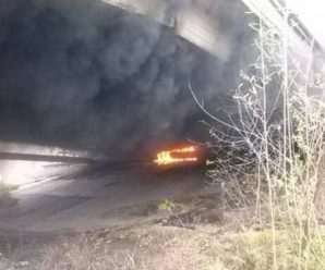 Пожежа під мостом на Пасічній сталася через вогнище безхатьків