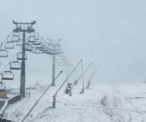 Гірськолижний курорт “Буковель” знову засипало снігом (фото)