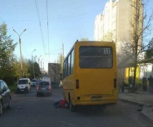 В Тернополі загорілася маршрутка разом з пасажирами