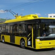 Як франківський тролейбус “знімав” свою поїздку на відео