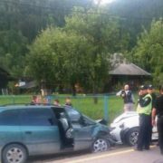 ДТП на Прикарпатті: не розминулися дві іномарки та екіпаж поліції. ФОТО