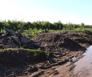 Берег Бистриці у Франківську перетворився на полігон будівельних відходів (ВІДЕО)