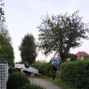 Аварія у Надвірній: авто перекинулося на дах