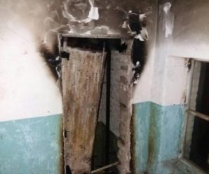 В Івано-Франківську загорілась ліфтова шахта