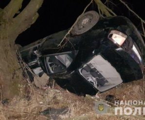 На Львівщині чоловік в`їхав у дерево. Його пасажир загинув на місці