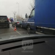 Масштабна ДТП в Івано-Франківську: в аварію потрапили одразу п’ять автівок. ФОТО