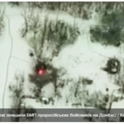 Українські військові знищили БМП проросійських бойовиків на Донбасі: яскраве відео
