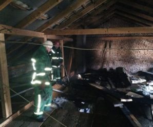 Під час пожежі в Болехові надзвичайники врятували людину (ФОТО)