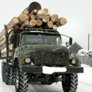 На Прикарпатті затримали автомобіль з нелегальним лісом (фотофакт)