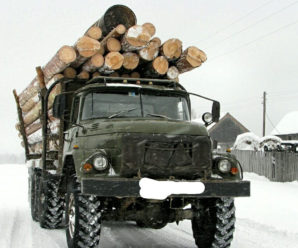 На Прикарпатті затримали автомобіль з нелегальним лісом (фотофакт)