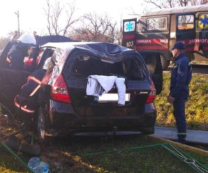 ДТП на Прикарпатті: рятувальники вирізали з машини потерпілих (фото)