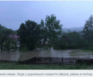 Через засміченість стічного каналу затопило село на Прикарпатті