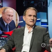 “Росія – не агресор”: канал Медведчука перед виборами покаже фільм з Путіним