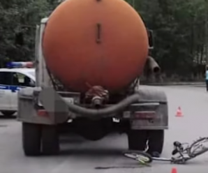 “Кривава смерть”: вантажівка двічі переїхала 8-річного велосипедиста (фото, відео)