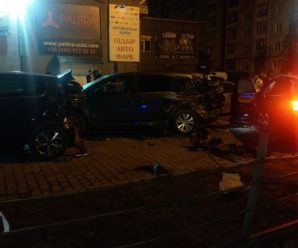 Масштабну аварію біля “Ельдорадо” скоїла 20-річна водійка на BMW X5(ФОТО)