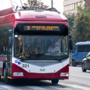 Івано-Франківськ: чотири нові білоруські тролейбуси виїхали на маршрут (фото)