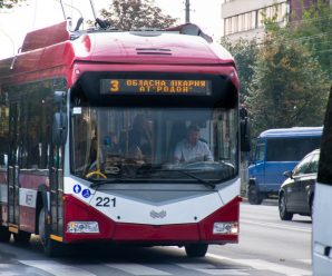 Івано-Франківськ: чотири нові білоруські тролейбуси виїхали на маршрут (фото)