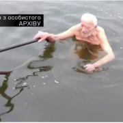 Найстарший за віком «морж» України мешкає в Івано-Франківську (ВІДЕО)
