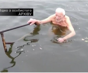 Найстарший за віком «морж» України мешкає в Івано-Франківську (ВІДЕО)