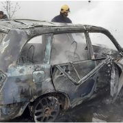 Помер екскерівник Солотвинського лісгоспу, автомобіль якого загорівся на ходу (ФОТО)