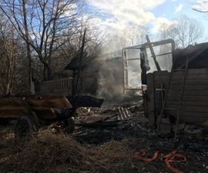 На Калущині у пожежі згоріли два десятки тварин