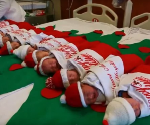 У США лікарня віддає новонароджених дітей у різдвяних панчохах: милі фото