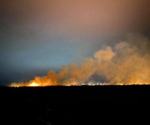 Масштабна пожежа на околицях Івано-Франківська сталася через підпал