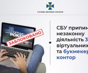 СБУ блокувала діяльність понад 30 незаконних онлайн казино