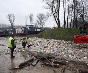 В Угорщину річкою Тиса припливли тонни сміття з України
