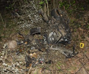 ДТП на Львівщині: мотоцикл згорів, водій загинув