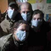 Прикарпатські волонтери передали у військові госпіталі захисні костюми та маски. ФОТО