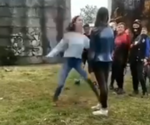 “Давай, добивай її!”: 14-річна дівчина по-звірячому побила молодшу школярку через хлопця (відео 18+)
