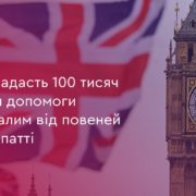 Британія надасть 100 тисяч фунтів для допомоги постраждалим від повеней на Прикарпатті