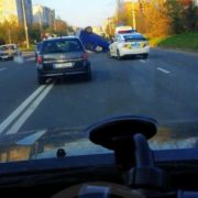 ДТП в Івано-Франківську: Перекинувся автомобіль (фото, відео)