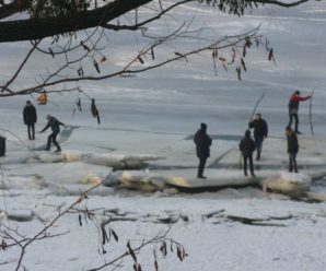 Небезпечні ігри: 15 дітей вийшли на тонкий лід Дністровського лиману за 30 метрів від берегу