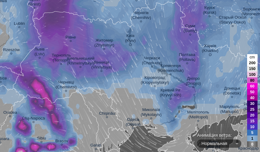 Україну засипле півметровим шаром снігу: названа дата
