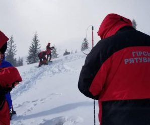 Через сніг та хуртовину в Карпатах підвищений рівень небезпеки