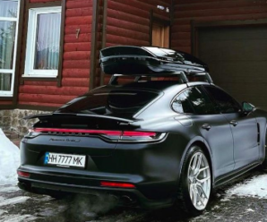 У Буковелі помітили розкішний Porsche, вартістю 4 млн грн (фото)