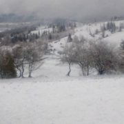 Шостий місяць зими: на Франківщині випав сніг (ФОТО)