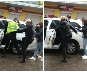 На Львівщині за напад на поліцейського, жінці загрожує 5 років за ґратами (відео)