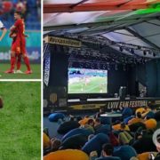 “Хто не скаче, той” З’явилося відео зі Львова після поразки Росії на Євро-2020